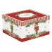 Комплект 2 чаши за еспресо 80мл с чинийки Christmas Teddy